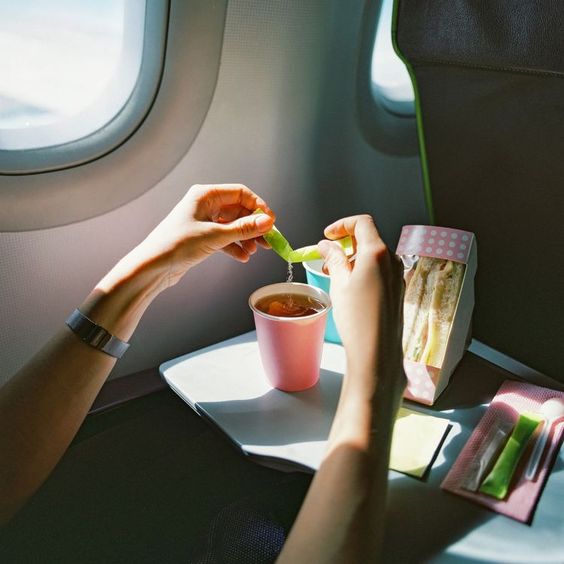 Pack in-flight snacks